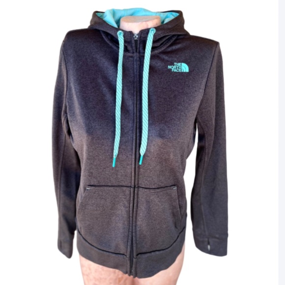 Light Blue/Grey Fave Lite Full Zip Hoodie - Picture 2 of 9